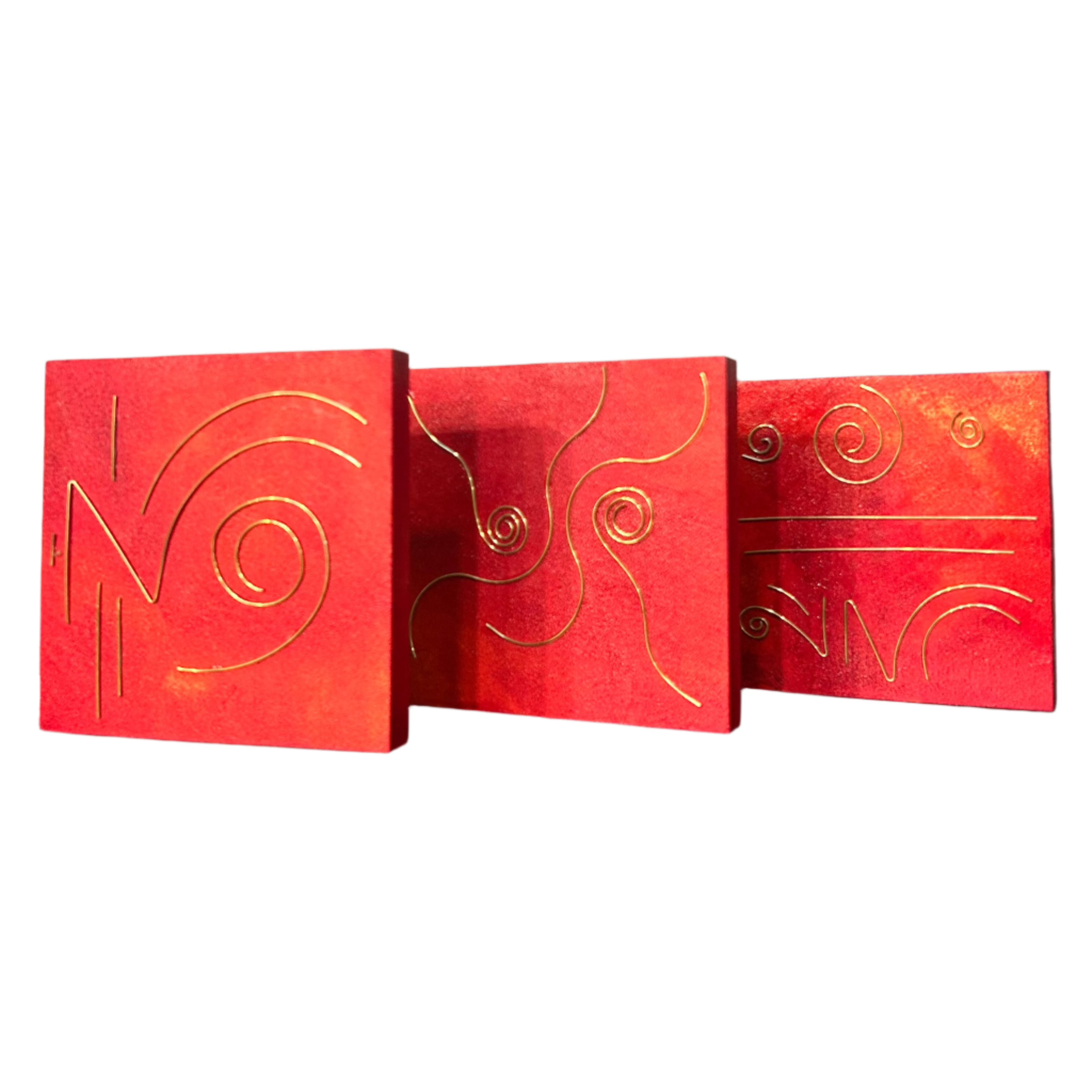 Set of Three Paintings